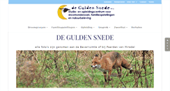 Desktop Screenshot of guldensnede.be