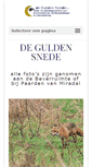 Mobile Screenshot of guldensnede.be